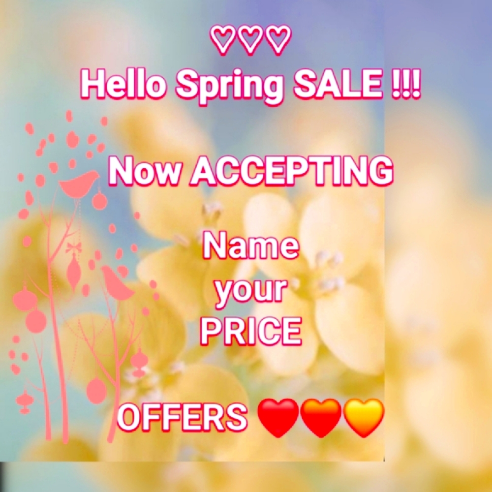 Spring Sale Offer Announcement